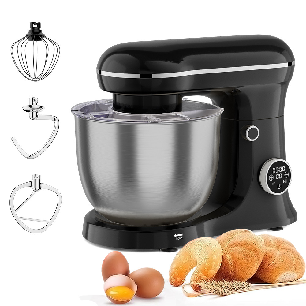 Stand Mixer Bowl - 5L Staande Mixer, 1500W Elektrische Deegkneeder