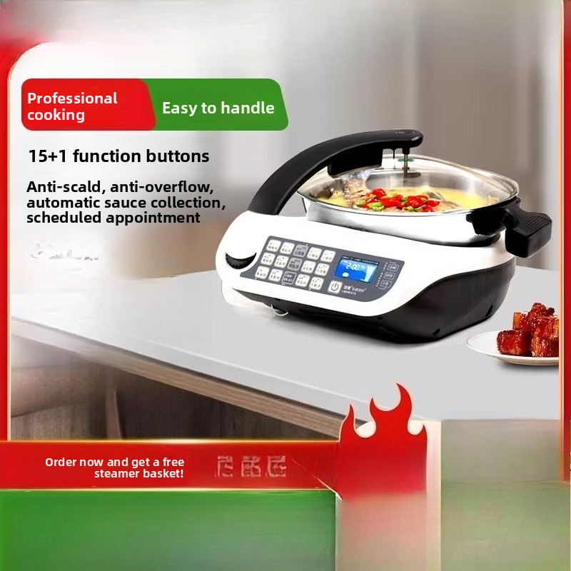 Food Processor Large - E15 slimme kookrobot, multifunctionele keukenmachine met