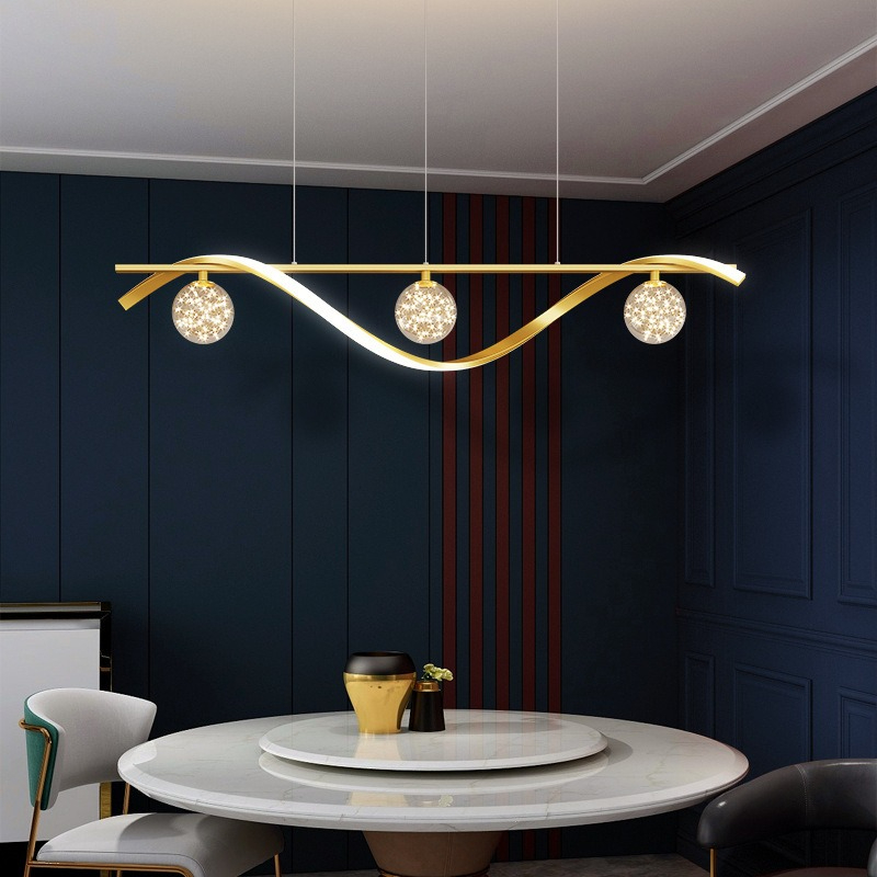 Kitchen Appliances Table - Moderne minimalistische led-hanglampen dimmen voor salontafel