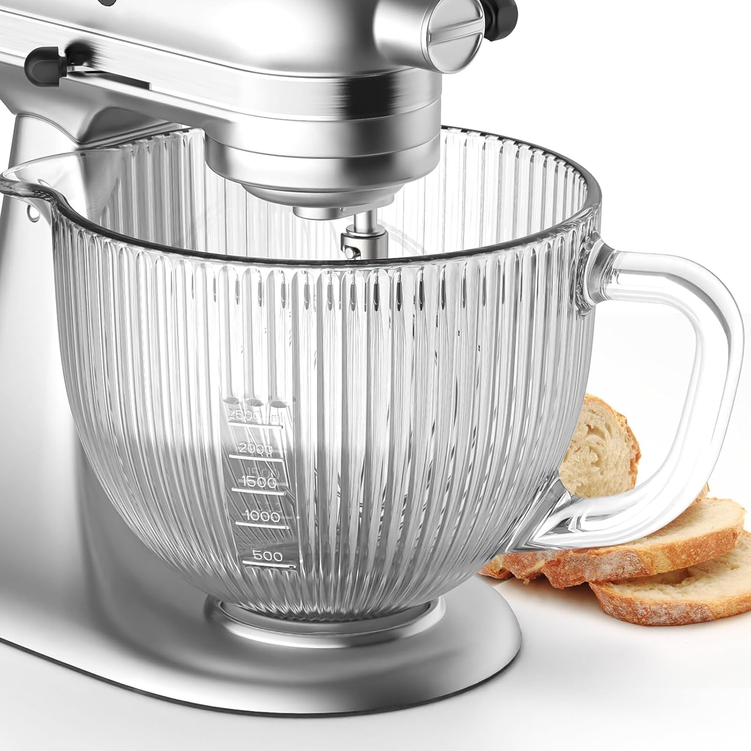 Stand Mixer Bowl - GVODE glazen kom voor Kitchenaid mixer,