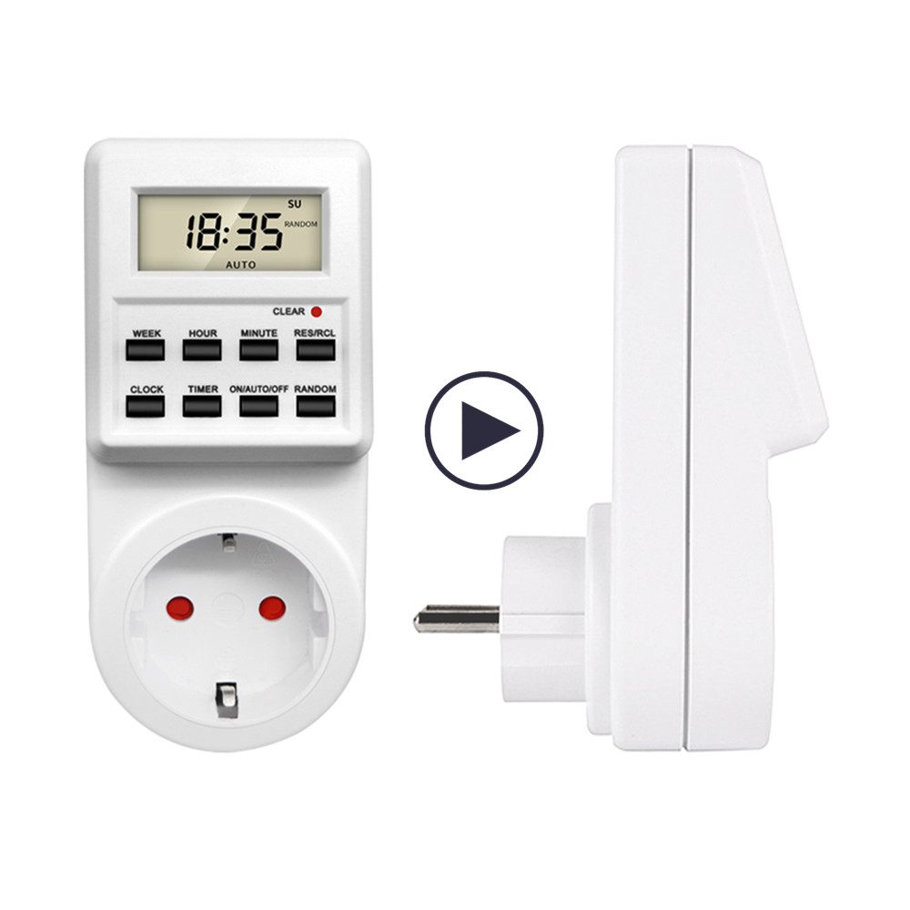 Kitchen Appliances Uk - TM03 Digitale Tijdschakelaar Socket 24-uurs Cyclische
