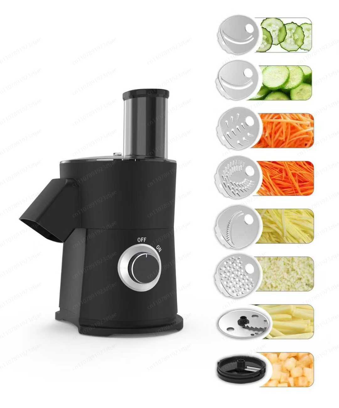 Food Processor Large - 7-in-1 Elektrische Groente Snijder, Automatische Voedselprocessor