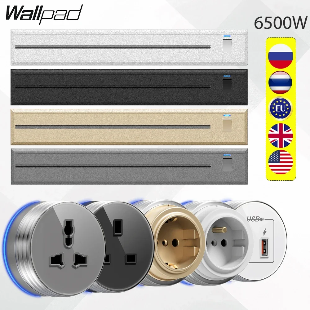 Kitchen Appliances Uk - Stopcontact met stalen frame, beweegbare stopcontacten,