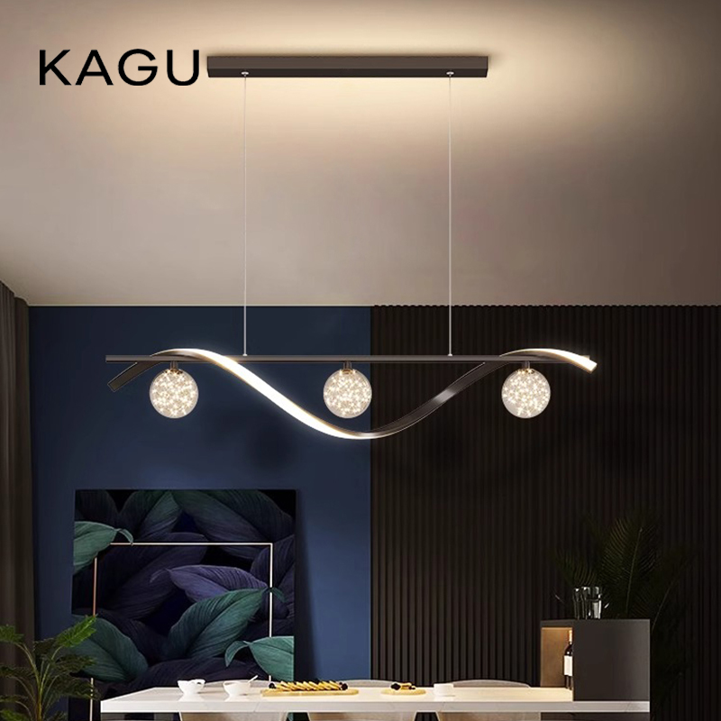 Kitchen Appliances Table - Moderne minimalistische led-hanglampen dimmen voor salontafel