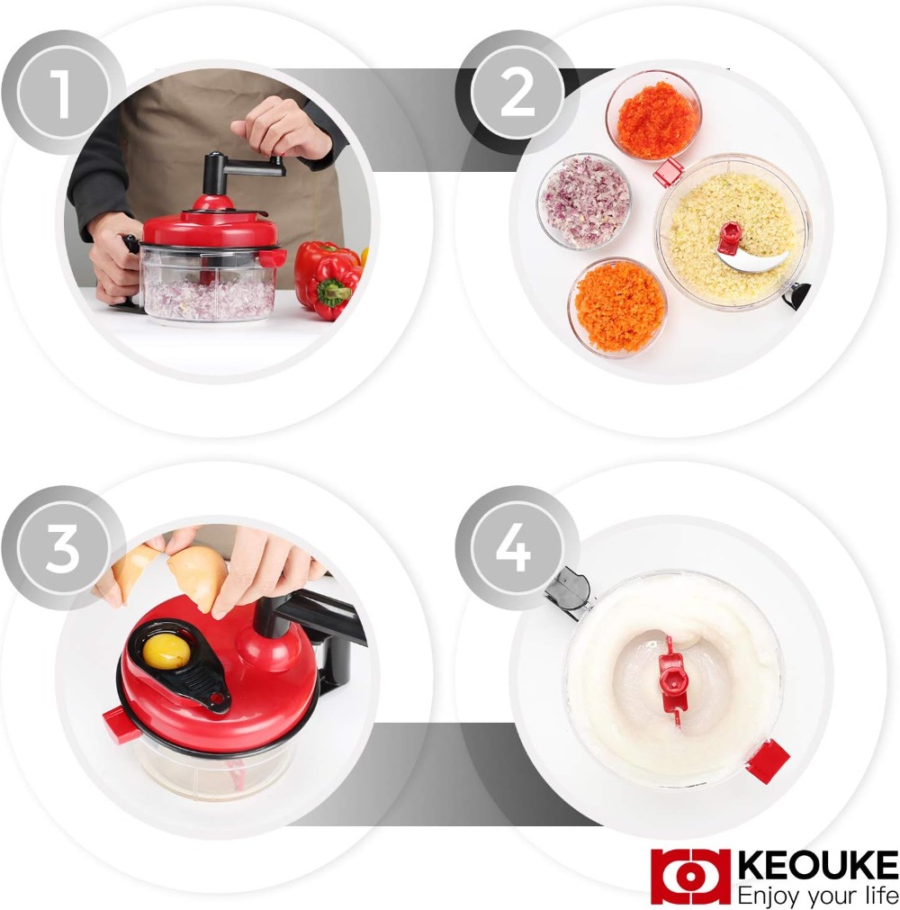 Handmatige voedselhakker - Han - Food Processor Large recensie en prijs