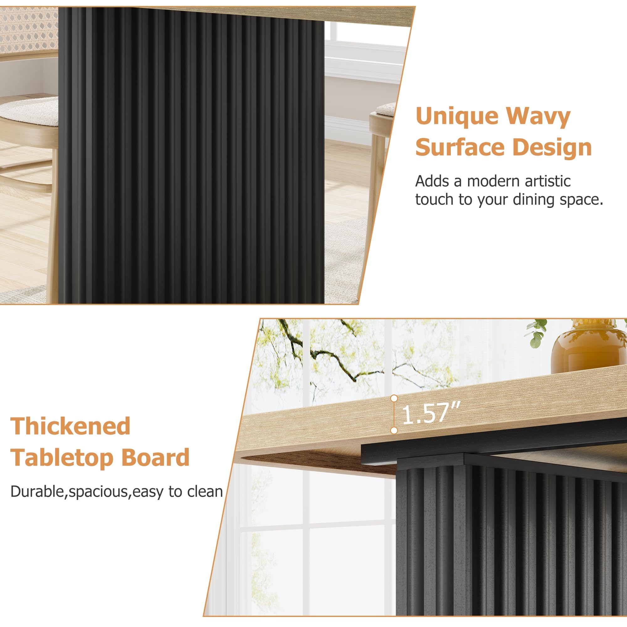 71 inch industriële eettafel v - Kitchen Appliances Table recensie en prijs