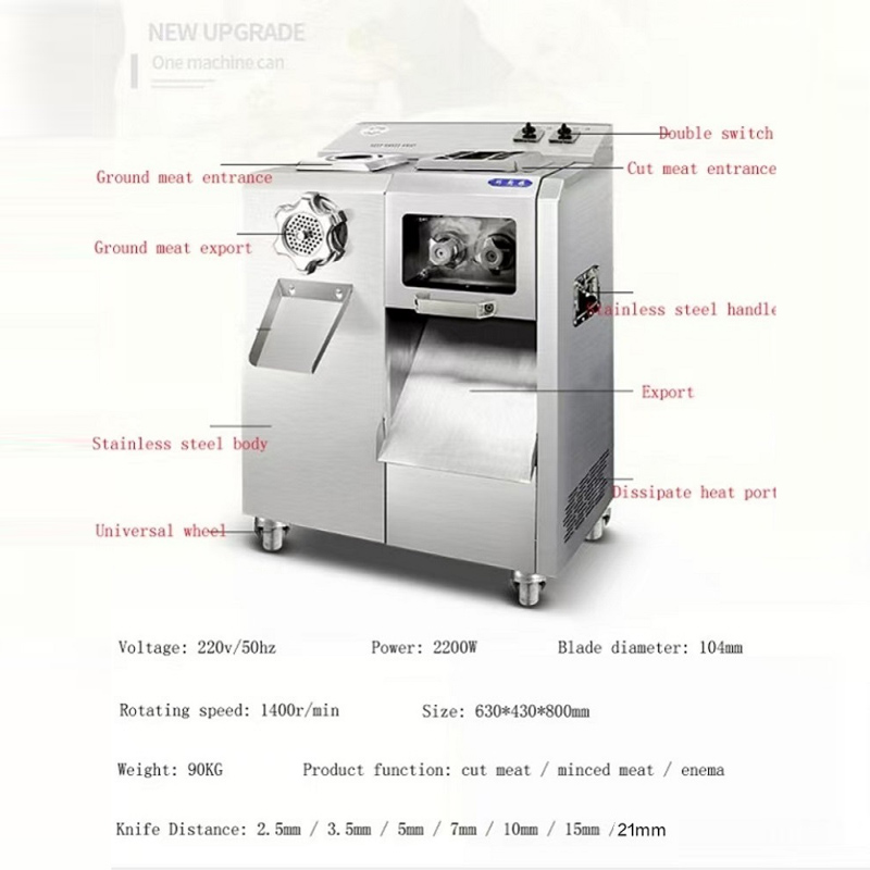 Elektrische vleesmolen, roestv - Food Processor Large recensie en prijs