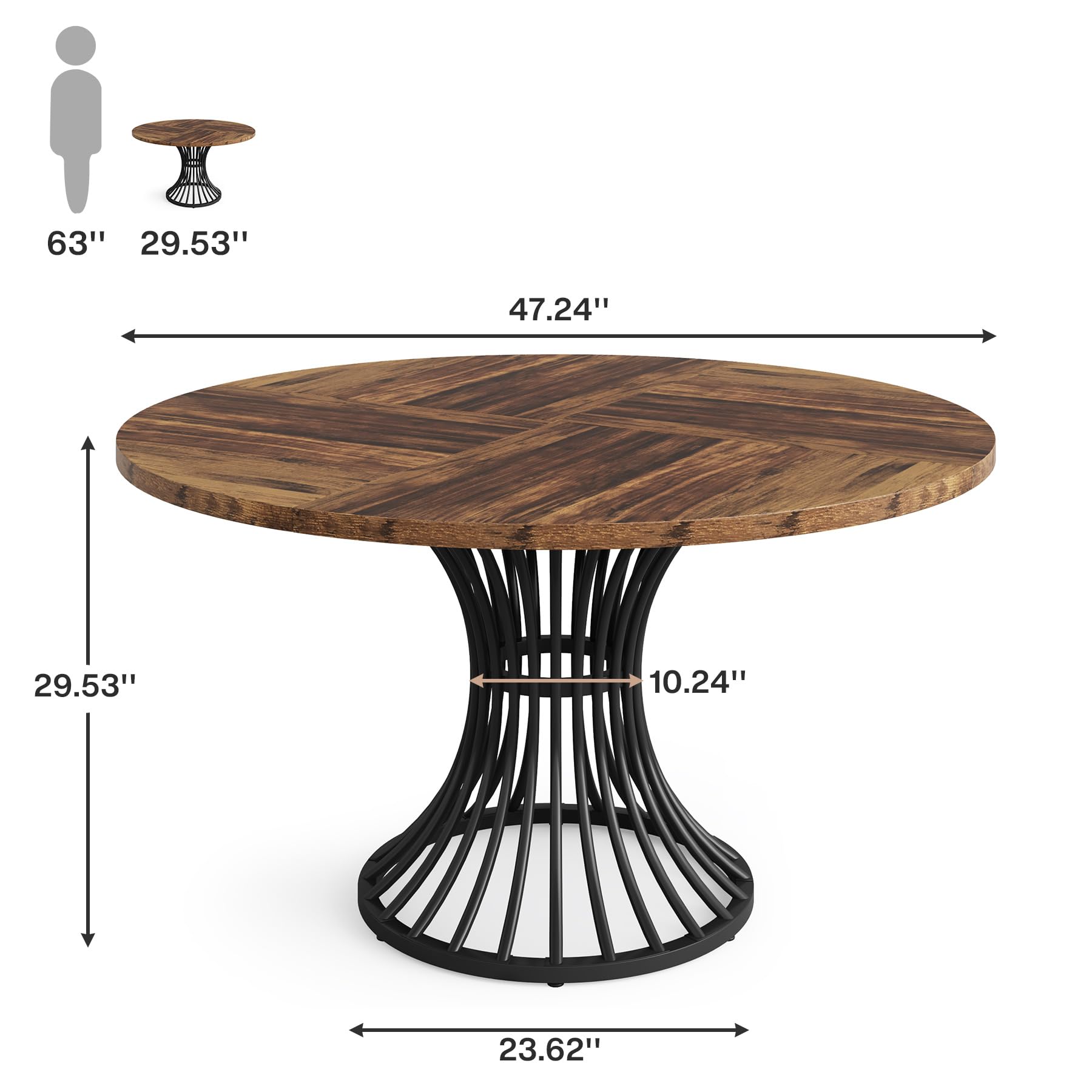Tribesigns ronde eettafel voor - Kitchen Appliances Table recensie en prijs