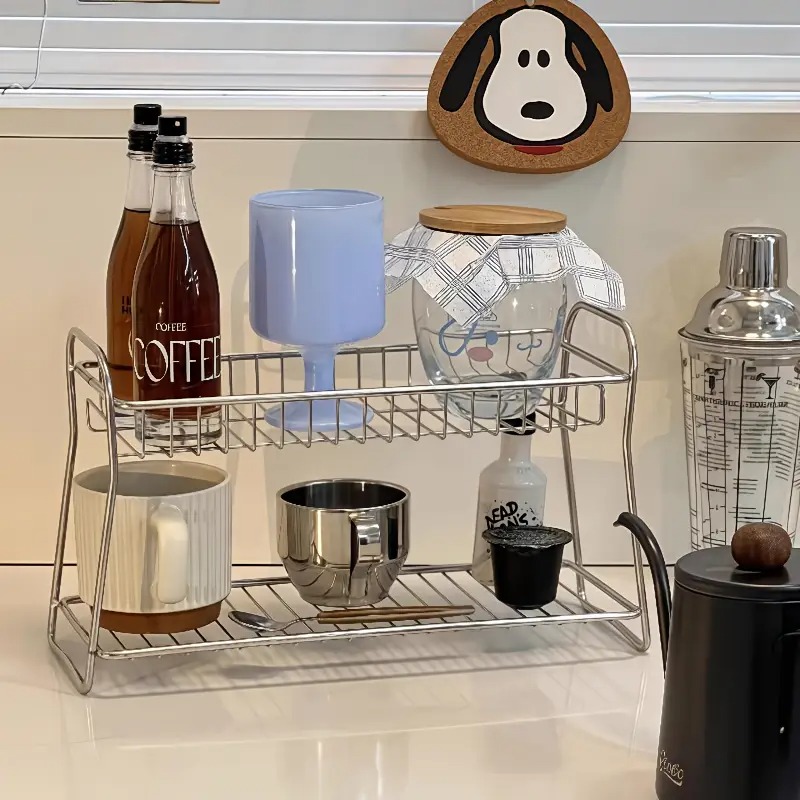 2-laags aanrechtopbergrek - vo - Kitchen Appliances Table recensie en prijs