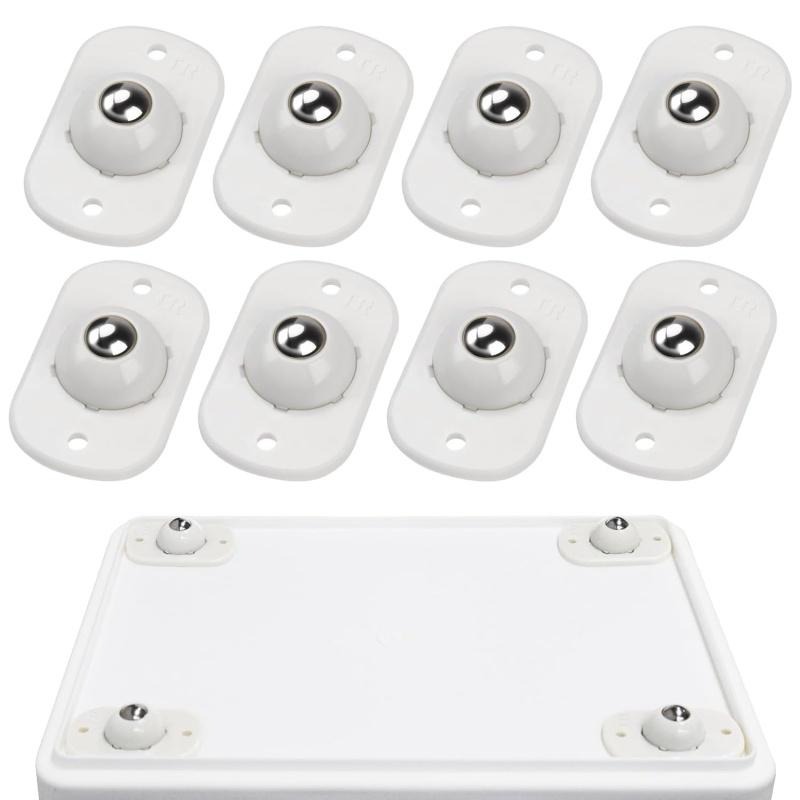 8 stuks zelfklevende zwenkwiel - Kitchen Appliances White recensie en prijs