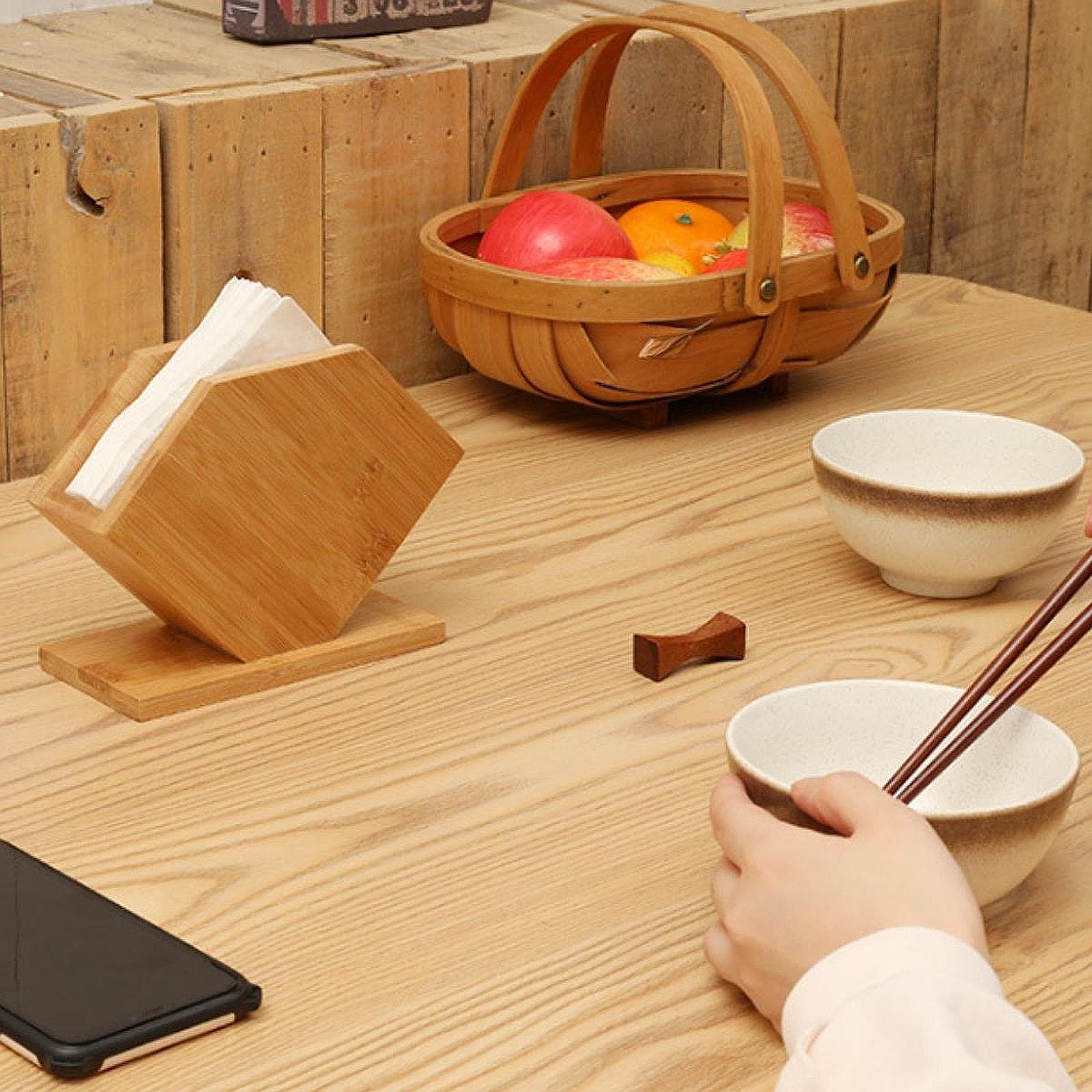 Bamboe Tissue Box Kubus Staand - Kitchen Appliances Table recensie en prijs