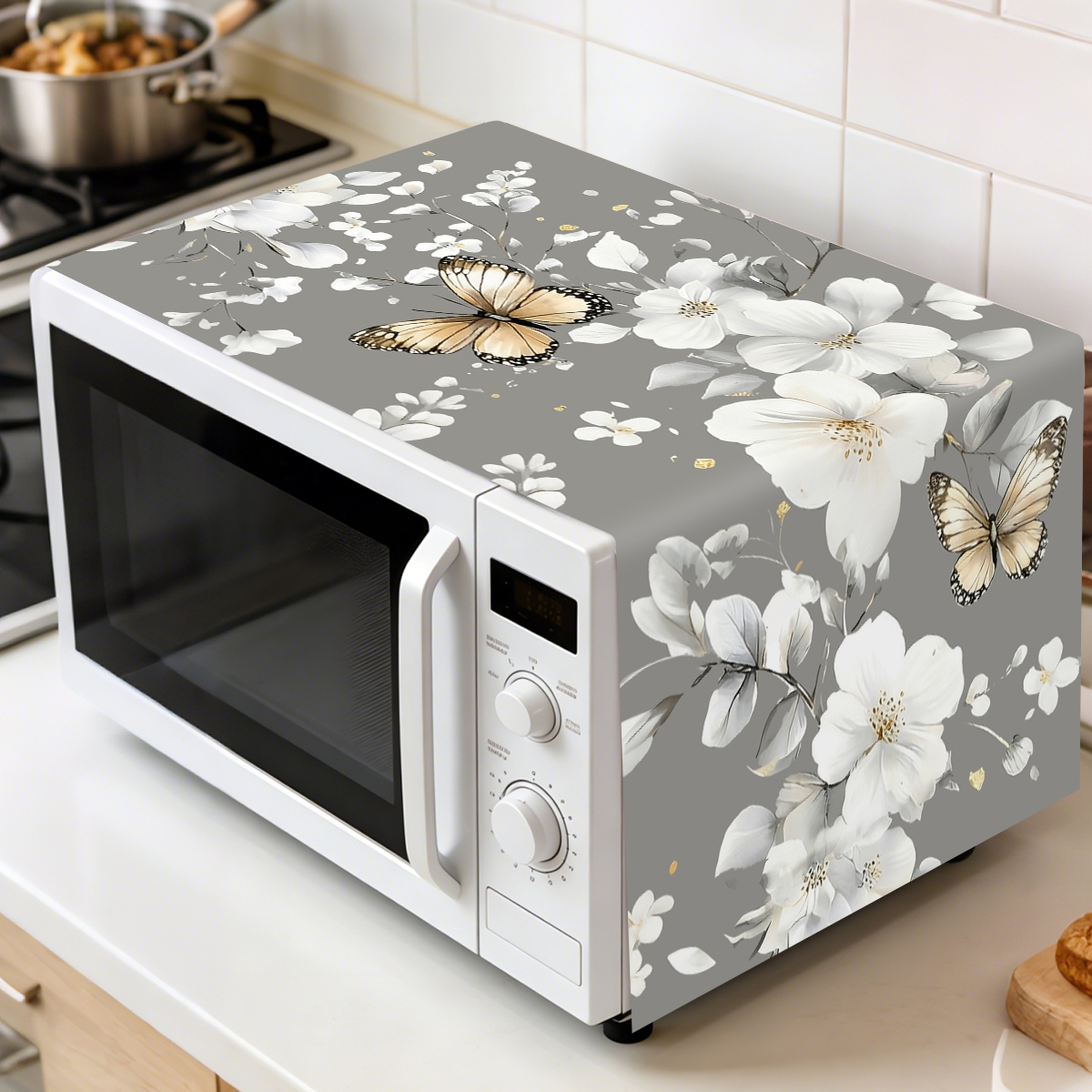 1 st Witte Bloem Magnetron Sto - Kitchen Appliances White recensie en prijs
