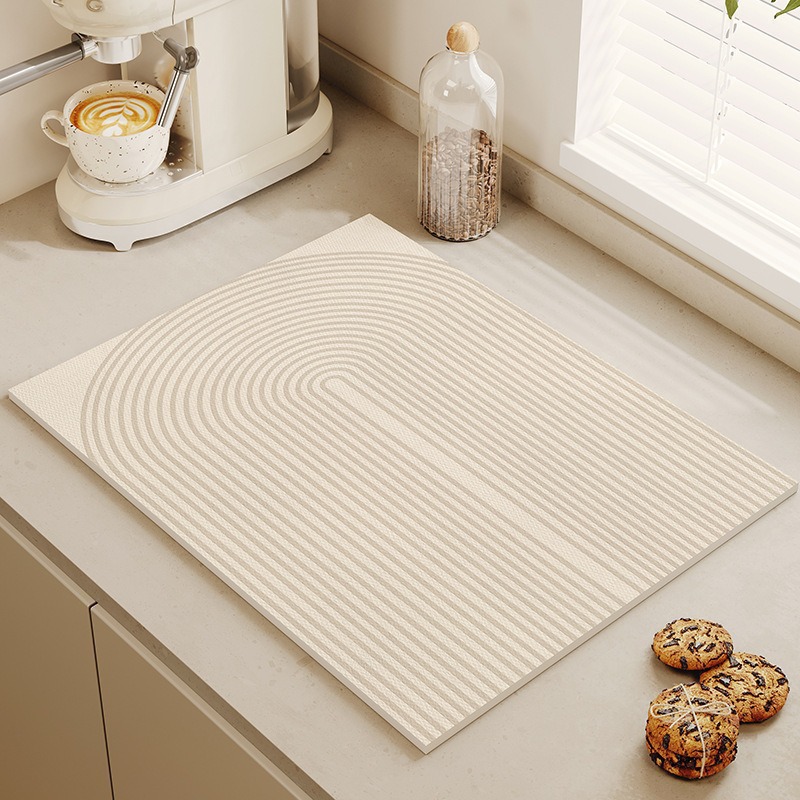 Witte kleur diatomiet droogmat - Kitchen Appliances White recensie en prijs