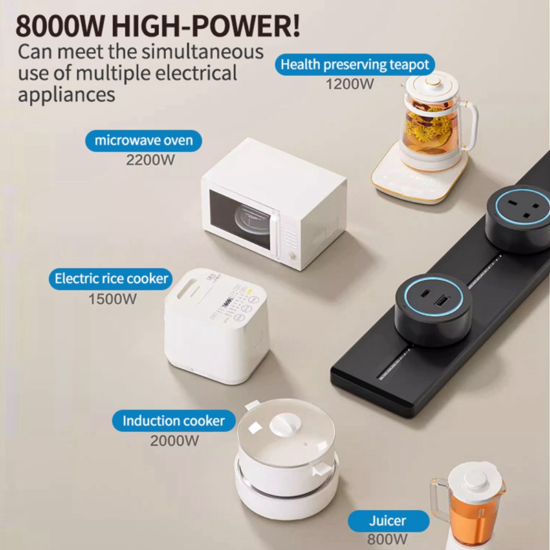 Stopcontact Power Rail Socket  - Kitchen Appliances Uk recensie en prijs