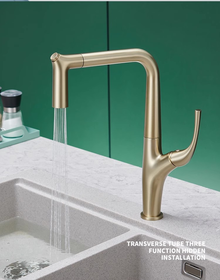 Geborsteld goud uittrekbare ke - Kitchen Appliances White recensie en prijs