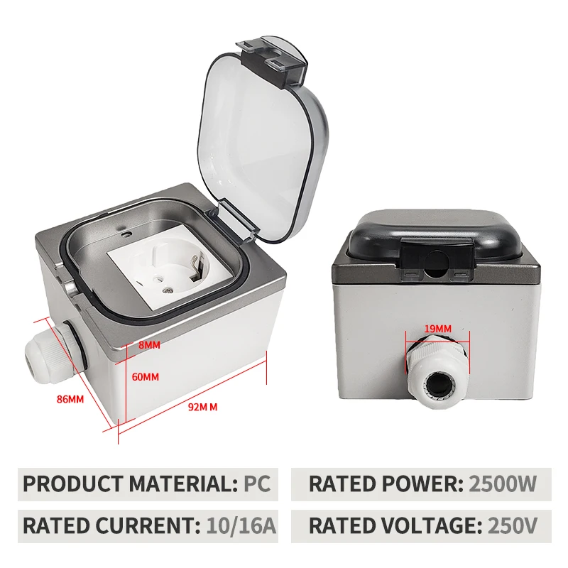 IP65 waterdichte buitenstopcon - Kitchen Appliances Uk recensie en prijs