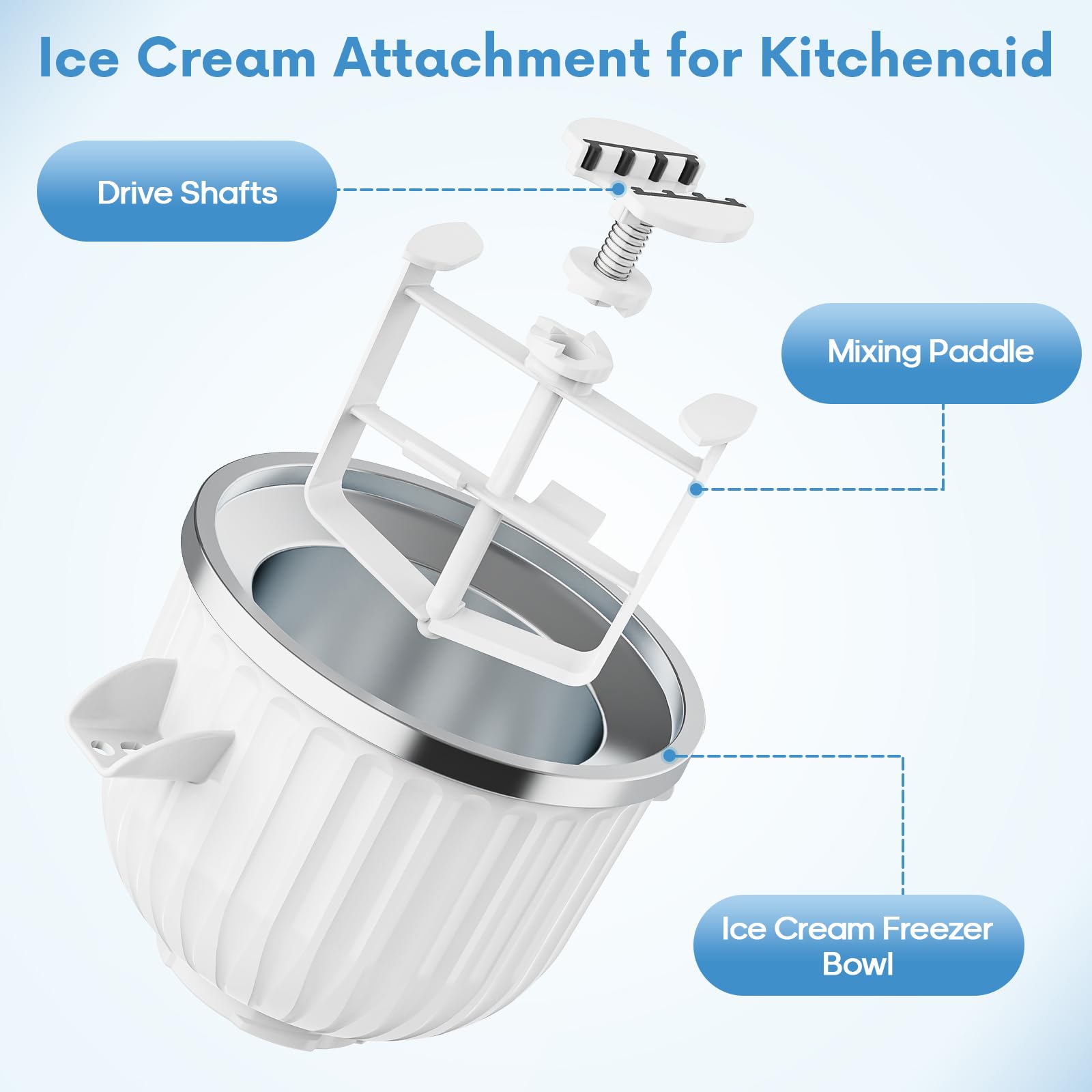 2 Quart ijsmachine-opzetstuk v - Kitchen Appliances Germany recensie en prijs