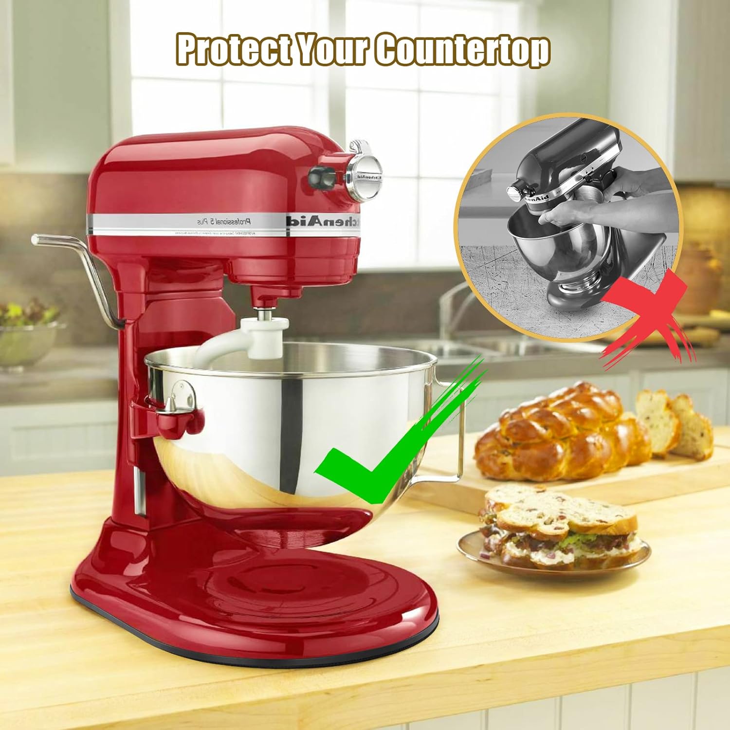 Schuifmat Voor Kitchenaid Mixe - Stand Mixer Bowl recensie en prijs