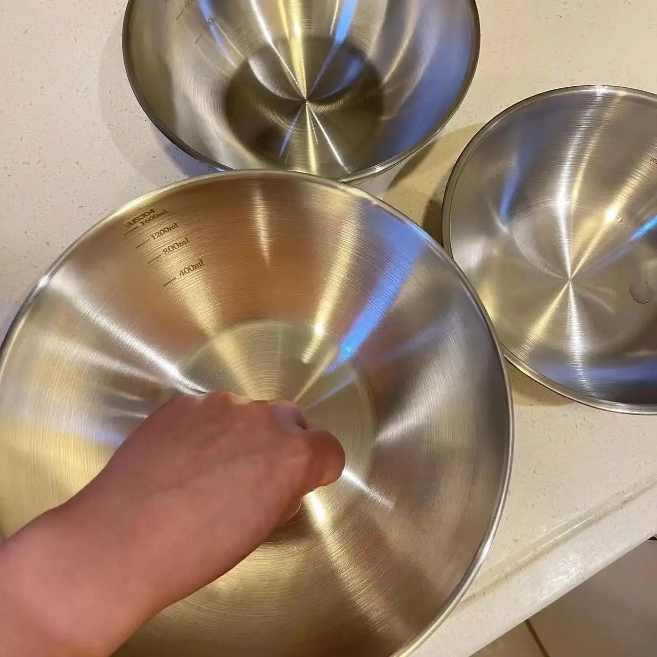 1-3-delige RVS kommenset met w - Stand Mixer Bowl recensie en prijs