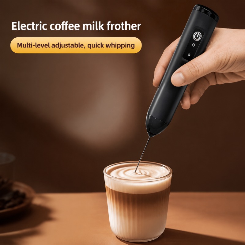 Elektrische melkopschuimer + e - Milk Frother Automatic recensie en prijs