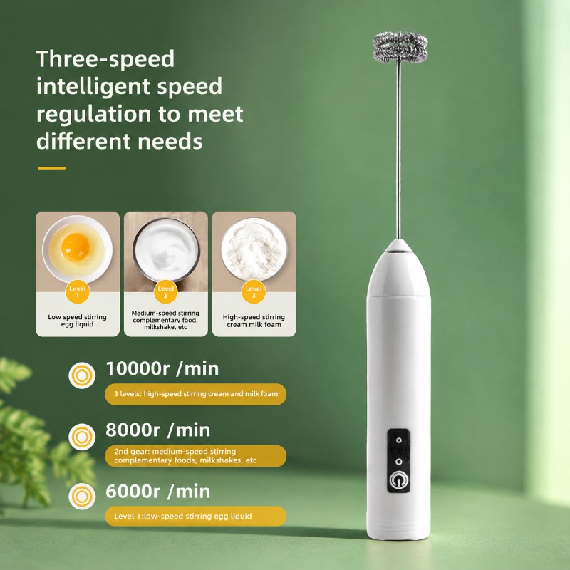 Elektrische melkopschuimer + e - Milk Frother Automatic recensie en prijs