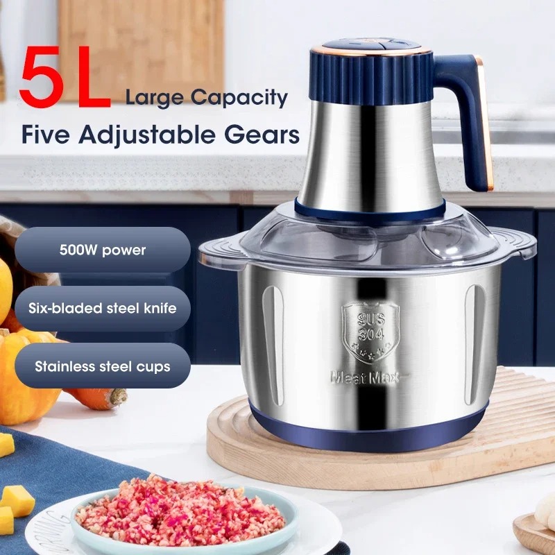 5L Elektrische Vleesmolen Grot - Food Processor Large recensie en prijs