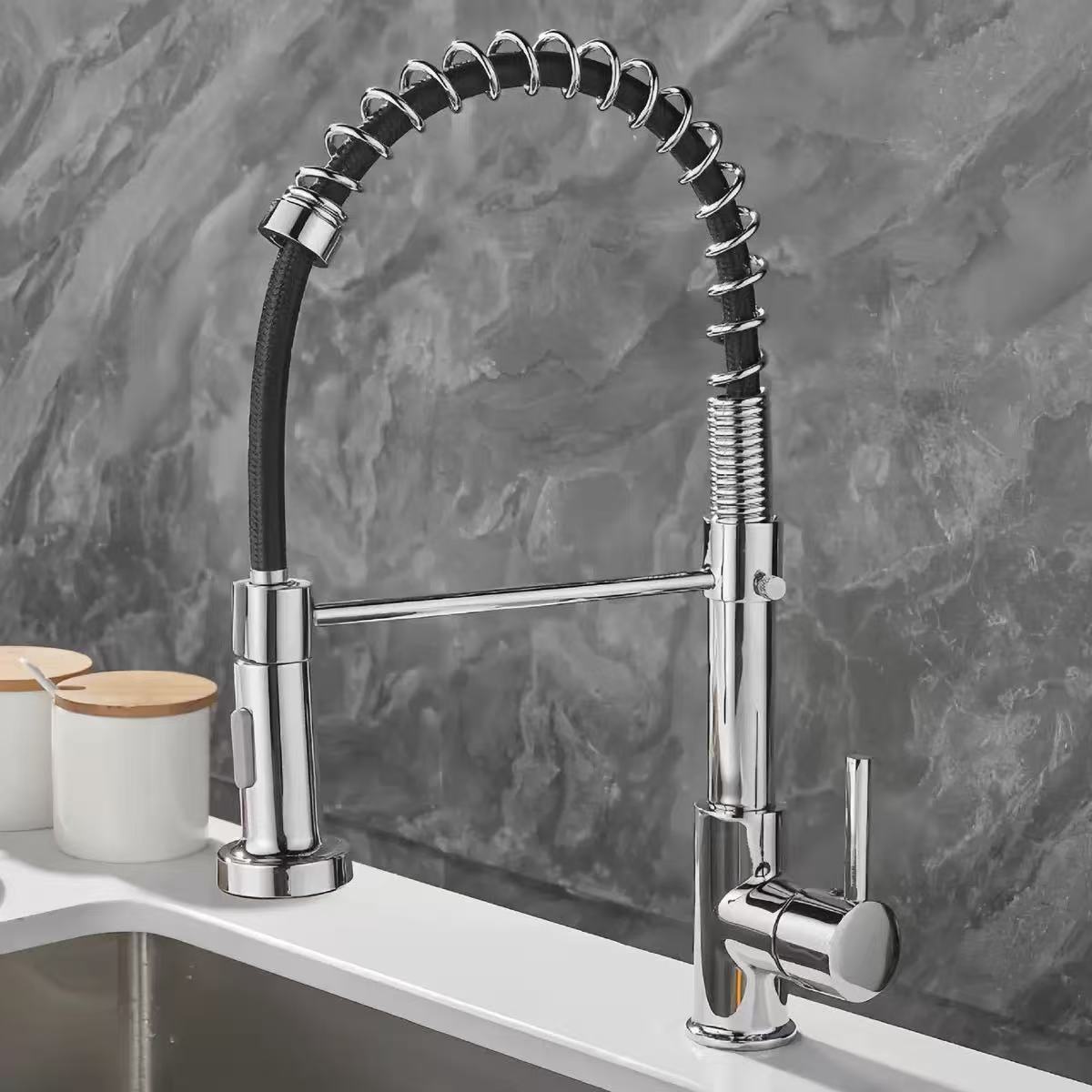 RVS keukenkraan enkelgats met  - Kitchen Appliances White recensie en prijs