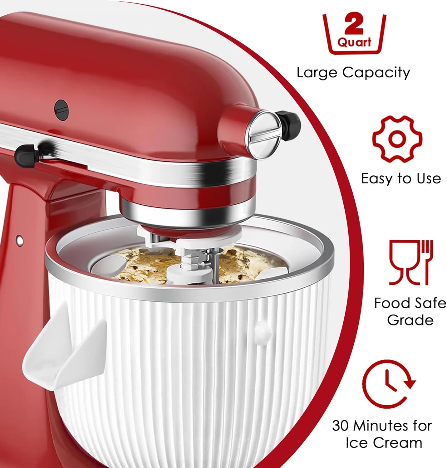 IJsmachine-opzetstuk voor Kitc - Stand Mixer Bowl recensie en prijs