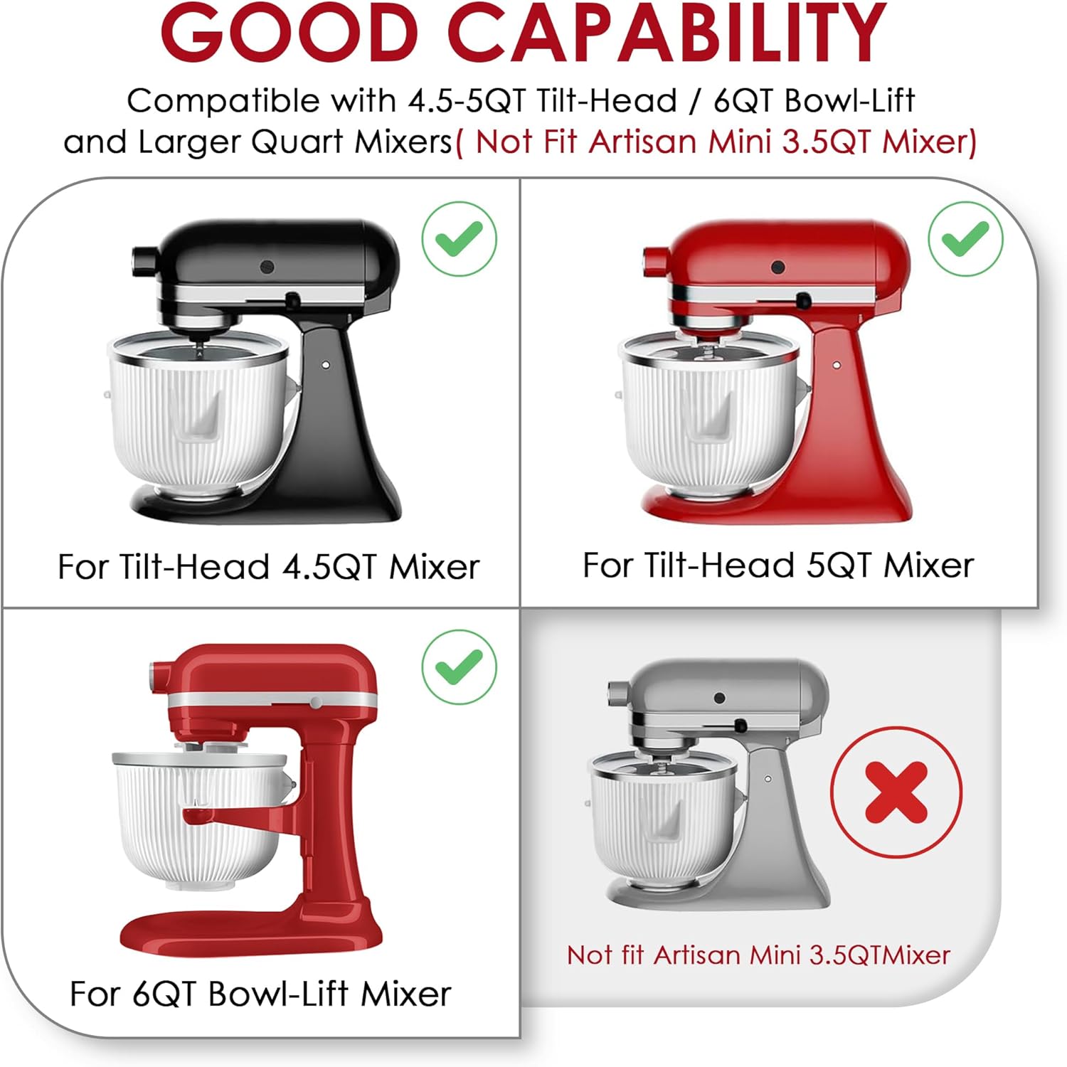 IJsmachine-opzetstuk voor Kitc - Stand Mixer Bowl recensie en prijs