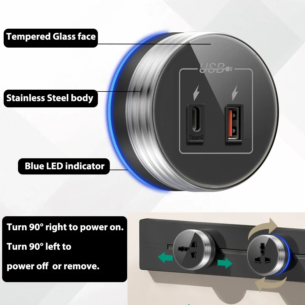 Stopcontact met stalen frame,  - Kitchen Appliances Uk recensie en prijs